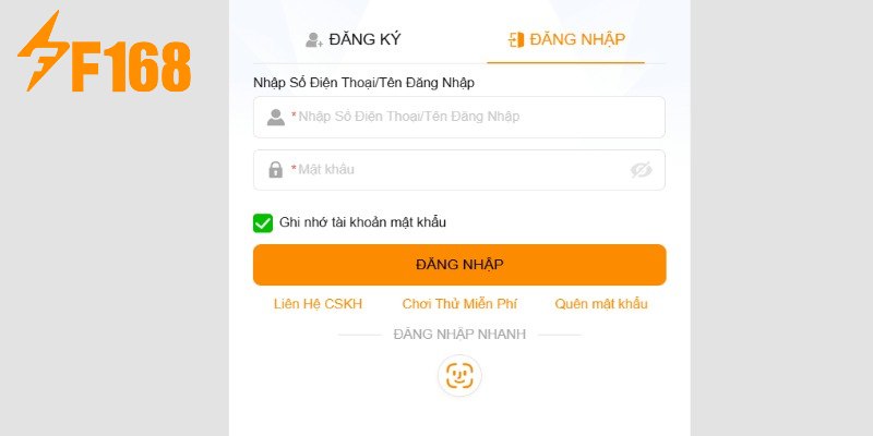 Cách vào tài khoản F168 dễ hiểu nhất