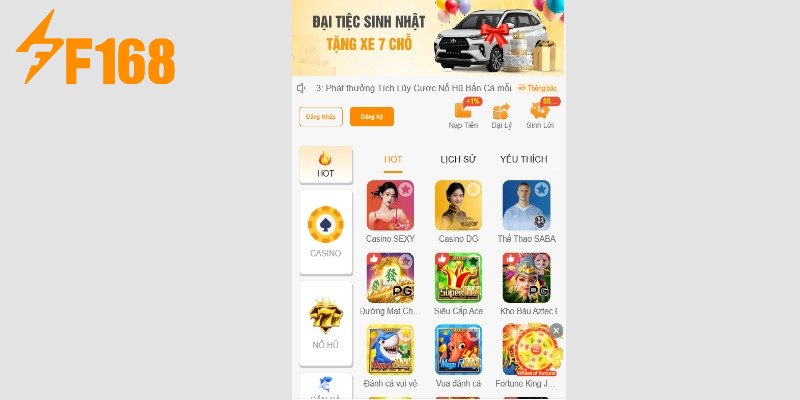 Lý do nên trở thành thành viên tại F168