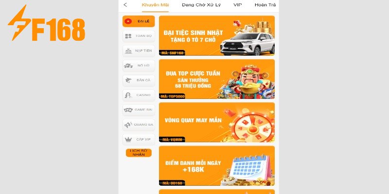 Tổng hợp khuyến mãi khủng
